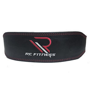 Ceinture de musculation pliable en cuir véritable avec logo personnalisé, 10 mm, avec boucle - Product Image 1