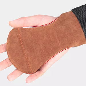 Guantes de Neopreno Ajustables sin Dedos para Ejercicio con Soporte de Palma de Cuero y Correa de Muñeca Ajustable, con Logotipo Personalizado - Product Image 5