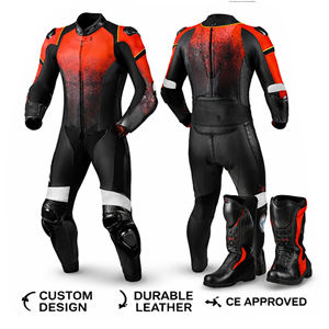 Trajes de Cuero para Motociclismo Todoterreno para Hombre, Traje de Motocicleta Personalizado Hecho a Medida - Product Image 6