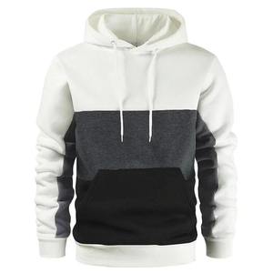 Sudadera con Capucha para Hombre, Color Verde Oliva, Negro y Beige, Premium, Manga Larga, Informal, con Bolsillo Canguro - Product Image 5