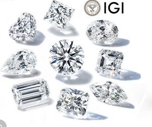 เพชรทรงกลมรูปไข่ที่ได้รับการรับรองจาก IGI เพชรสังเคราะห์สีขาวสำหรับทำเครื่องประดับหมั้น - Product Image 3
