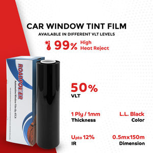 ROADPOWER Noir (0,5Mx150M) Film Teinté pour Vitres Automobiles Série SPT, Protection Contre la Chaleur Solaire, les UV et les Rayures - Product Image 2