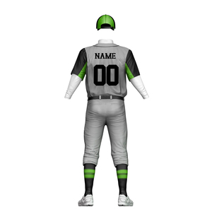 Customized Softball and Baseball Uniform for Unisex Printed with Team Logo 100% Polyester Anti-Bacterial Uniforms - Product Image 3