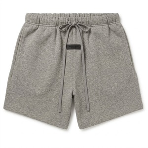 Pantalones Cortos Deportivos para Hombre, 100% Algodón, Cintura Media, Cierre con Cordón, Bolsillos Delanteros, Diseño Casual, Transpirable y Holgado, Personaliza con Tu Propio Logotipo - Product Image 5