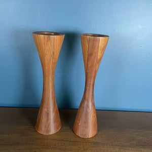 NEw candle <b>tealight</b> <b>holder</b> pair luxury home ware home decor new candle jar wooden crafted - Product Image 1