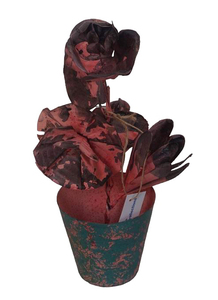 Pot de fleurs en fer forgé moderne fait main pour la décoration artistique de la maison et du jardin, utilisation en extérieur - Product Image 5