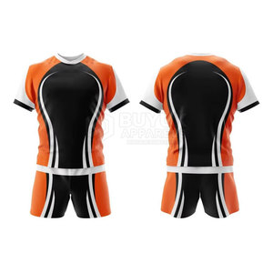 Tenue de rugby à séchage rapide, respirante, légère, durable, en polyester, personnalisable, pour l'entraînement sportif, équipement d'équipe pour hommes adultes - Product Image 3