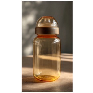 Suministros al por Mayor, Biberones de Vidrio Sublimados Anticólicos para Bebés de 0 a 12 Meses, sin Asas - Product Image 1