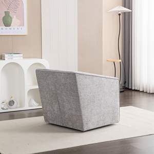 Bella poltrona moderna a botte imbottita per soggiorno a 360 gradi girevoli - Product Image 2