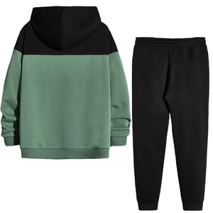Conjunto Deportivo de Invierno para Hombre, Sudadera con Capucha, Diseño Sólido con Lavado Ácido, Transpirable y Ligero, Venta al Por Mayor, Alta Calidad - Product Image 6