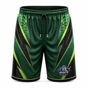 Pantalones Cortos de Fútbol de Primera Calidad, Poliéster Interlock de Alta Densidad, Absorbentes de Sudor, Flexibles, Duraderos, Ligeros y Cómodos - Product Image 1