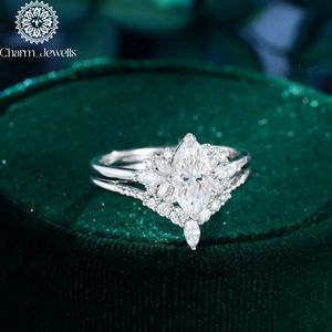Anillo de Compromiso con Moissanita Corte Cojín y Diseño Floral, Plata 925, Engaste de Garras, Clásico, Certificado IGI, Romántico para Mujer - Product Image 5