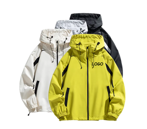 Customized <b>Mens</b> Hooded Waterproof Jacket Casual Outdoor Windbreaker Zip Up Lightweight Breathable Sports <b>Rain</b> <b>Coat</b> Custom Logo - Product Image 5