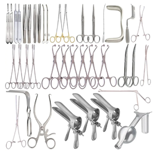 Juego de 32 Instrumentos Ginecológicos Pequeños de Azicon: Espéculo de Graves, Dilatadores de Sims y Hegar, Pinzas, Estuche Metálico - Product Image 1