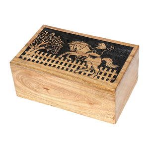 Industry Leader High Quality <b>Wooden</b> Cremation Urn with Lid for Human Ashes Mango Wood Pet Memorial Urn <b>Box</b> at <b>Cheap</b> Price - Product Image 1