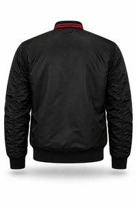 High Quality Wholesale Winter <b>Men's</b> High Street Style Stand Collar Quick Dry Nonwoven Nylon <b>Suede</b> Zipper Solid Pattern <b>Jacket</b> - Product Image 3