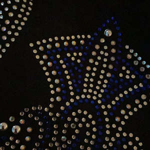 Sudadera con capucha y cremallera para hombre, con estampado de estrella tribal y pedrería, lavado ácido, gris vintage 2026, oversize, estilo streetwear Y2K, con gráfico de cruz de cristal azul - Product Image 5