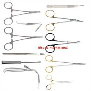 BISONS - Juego de Instrumentos Quirúrgicos Manuales de Acero Inoxidable para Aumento de Mentón, para Cirugía Plástica, Herramientas de Genioplastia - Product Image 2