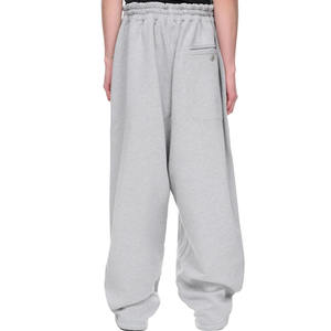 Pantalon de jogging rayé personnalisé, pantalon de survêtement empilé pour homme, pantalon de jogging ample à jambe large évasée pour femme - Product Image 3