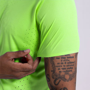 Camisetas de Gimnasio para Hombre de Spandex/Poliéster, Impresión de Logotipo Personalizado, Absorción de Sudor, Secado Rápido, Ropa para Correr, Ropa para Trotar - Product Image 2