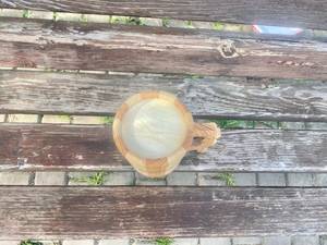 Chope à bière en bois, bouteille d'eau en bois, produit en bois fait main, chope à boire viking en bois poli - Product Image 6