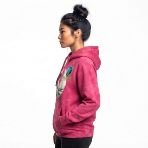 Classic Women Acid Wash <b>Hoodies</b> 100% Cotton Eco-Friendly <b>Lined</b> High Quality Soft <b>Fleece</b> Casual Wear OEM Private Label Wholesale - Product Image 2