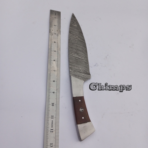Cuchillo Santoku de Cocina de Acero de Damasco Personalizado, Ecológico, en Stock, de Alta Calidad para Cortar en la Cocina - Product Image 4