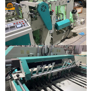 Machine de fabrication de sacs en plastique thermoscellables et découpés entièrement automatique à grande vitesse pour sacs à poignée - Product Image 5