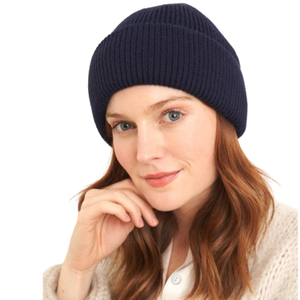 หมวกบีนนี่สีน้ำเงินหนาสำหรับฤดูหนาวจากร้านของฉัน - Product Image 5