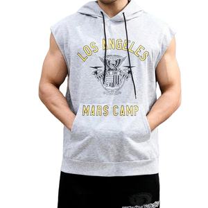 Trending Customized <b>Men</b> <b>Sleeveless</b> <b>Hoodie</b> With Kangro Pocket High Quality Fabric Wholesale Made in Pakistan - Product Image 1