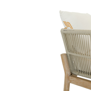 Sillas de sofá de jardín de madera de teca Sillas de salón de ratán súper cómodas Fabricación en Indonesia - Product Image 2