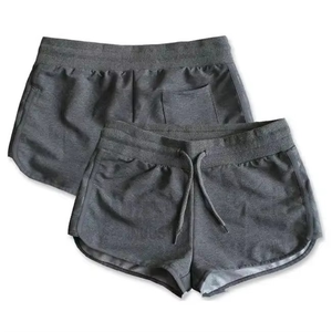 Women's Breathable High Waist Soft Cotton Sweat <b>Shorts</b> with Elastic Waist <b>Belt</b> and Pattern-Casual - Product Image 6