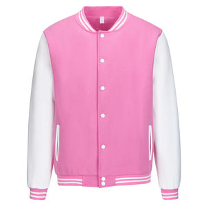 Veste de baseball varsity pour homme de haute qualité, broderie chenille, manches en cuir, style streetwear, tailles personnalisées - Product Image 1