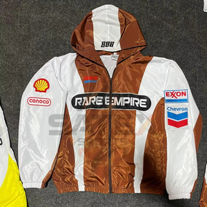 Custom Design Windproof Waterproof Nylon <b>Zip</b> <b>up</b> Jackets For Men High Quality Coat Outdoor Nylon Windbreaker Jackets - Product Image 1