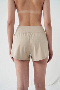 Wholesale Custom High Waist Women's Gym Shorts 25 Colors Breathable Polyester Athletic Yoga & Biker <b>Booty</b> Running Shorts - Product Image 4