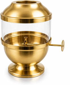Lámpara de aceite tradicional de latón Akhand Jyot Diya con vidrio de borosilicato, lámpara decorativa de latón Puja Diya para el templo o sala de oración. - Product Image 6