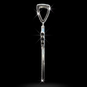 Pendentif ange chérubin personnalisé serti de diamants, fait main en argent 925, avec micro-pavé de diamants et ailes détaillées - Product Image 3