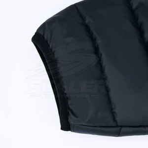 Stylish Men <b>Puffer</b> Winter <b>Jacket</b> with Stand Collar Front Logo Breathable Relaxed Fit for Everyday Wear <b>Light</b> Outdoor Activities - Product Image 4