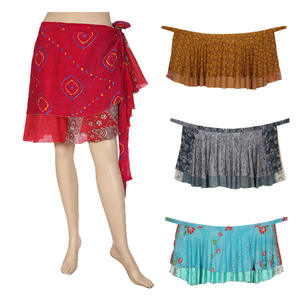 กระโปรงคลุมผ้าไหมโบฮีเมียนฮิปปี้อินเดียวินเทจ - Product Image 4