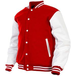 Veste universitaire personnalisée OEM avec option de logo sur le devant, couleurs et logos personnalisés, veste en laine coupe-vent et respirante, envoyée par Dress Sports - Product Image 5