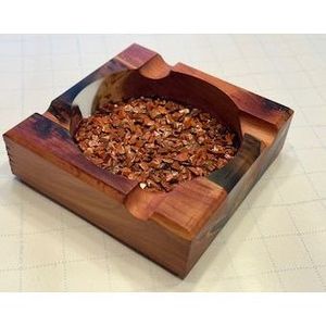 Premium Decorative Wooden & Resin <b>Ashtray</b> for Smoking Table Premium Look - Product Image 4
