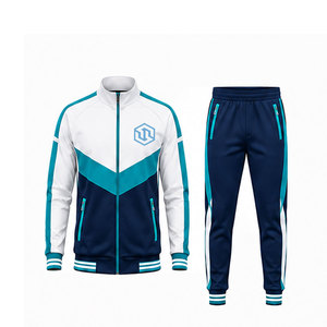 Conjunto Deportivo de Lujo para Hombre |   Chaqueta Deportiva Moderna y Pantalones Jogger |   Ropa de Invierno 100% Poliéster Ligera de Secado Rápido - Product Image 1