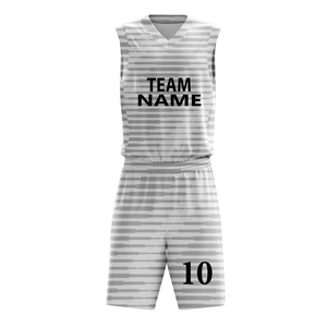 Uniforme de basket-ball réversible et respirant personnalisable, imprimé avec un nom et un numéro personnalisés, uniforme conçu pour les hommes, les femmes et les adultes - Product Image 1