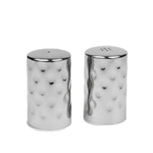 American Hammered Finish Stainless Steel Salt And Pepper Shaker Grade Metal <b>Spice</b> <b>Jars</b> For Home & Restaurant Tabletop Use - Product Image 1