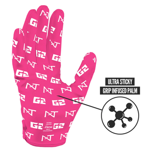 Gants de football américain 7v7 en gel de silicone de haute qualité, personnalisables avec logo, pour receveurs, durables, antidérapants, pour jeunes et adultes, avec logo en caoutchouc. - Product Image 5