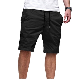 Shorts de sport légers pour hommes 100 % coton, motif tendance, séchage rapide, respirants, écologiques, tricotés, pour la musculation - Product Image 2