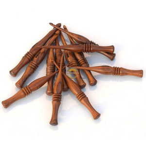 Wooden Crochet Hooks <b>Set</b> of 7 for Knitting Crocheting Sizes Engraved Rosewood Wooden Handicrafts Great Gift Item by AYAANS - Product Image 2