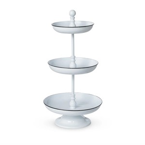 Ensemble de 2 supports à pizza ronds en métal avec base en fil doré, réutilisables, lavage à la main uniquement - Product Image 6