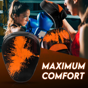 Mitaines de boxe personnalisées avec impression graphique, rembourrage en mousse absorbant les chocs, cibles de frappe professionnelles pour le kickboxing - Product Image 4