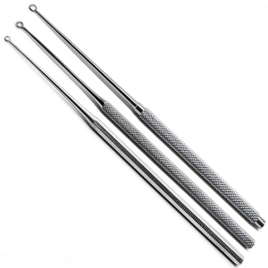 Mejores Instrumentos Quirúrgicos: Set Manual de Instrumentos de Acero Inoxidable de Grado Médico, Curetas de Bucle para Cirugía ORL - Product Image 3